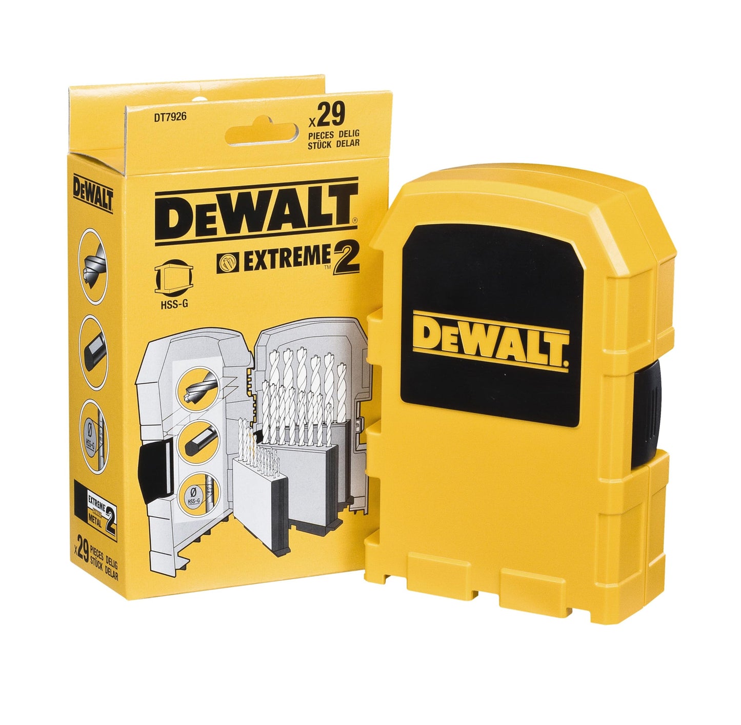 DEWALT DT7926-XJ EXTREME 2 HSS-G 29pc Drill Bit Set