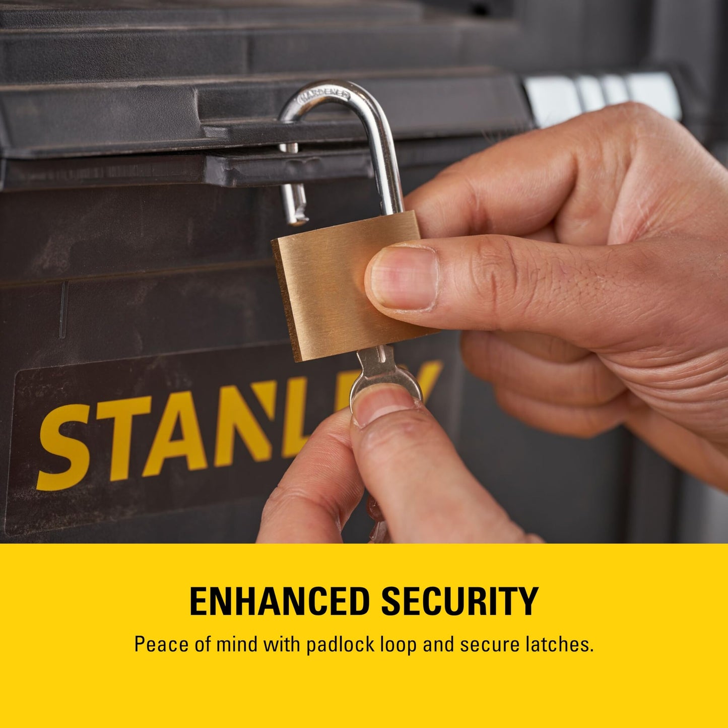 STANLEY Essential Rolling Workshop Toolbox, 3-in1 Stackable Units, Portable Tool Solution, STST1-80151