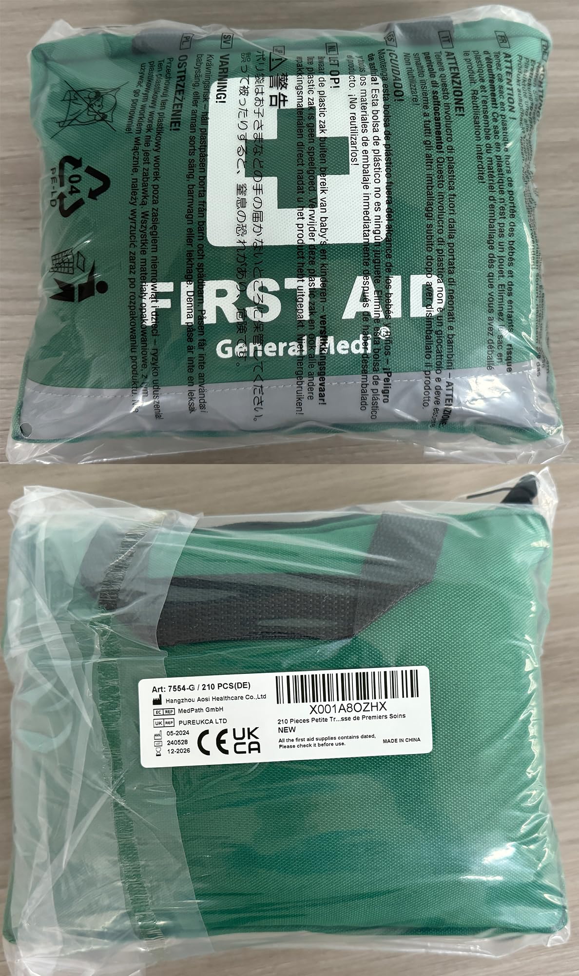 General Medi 210 Piece First Aid Kit- Emergency kit - Reflective Design - Includes Ice(Cold) Pack, Moleskin Pad and Emergency Blanket for Travel, Home, Office, Car, Workplace & Outdoor