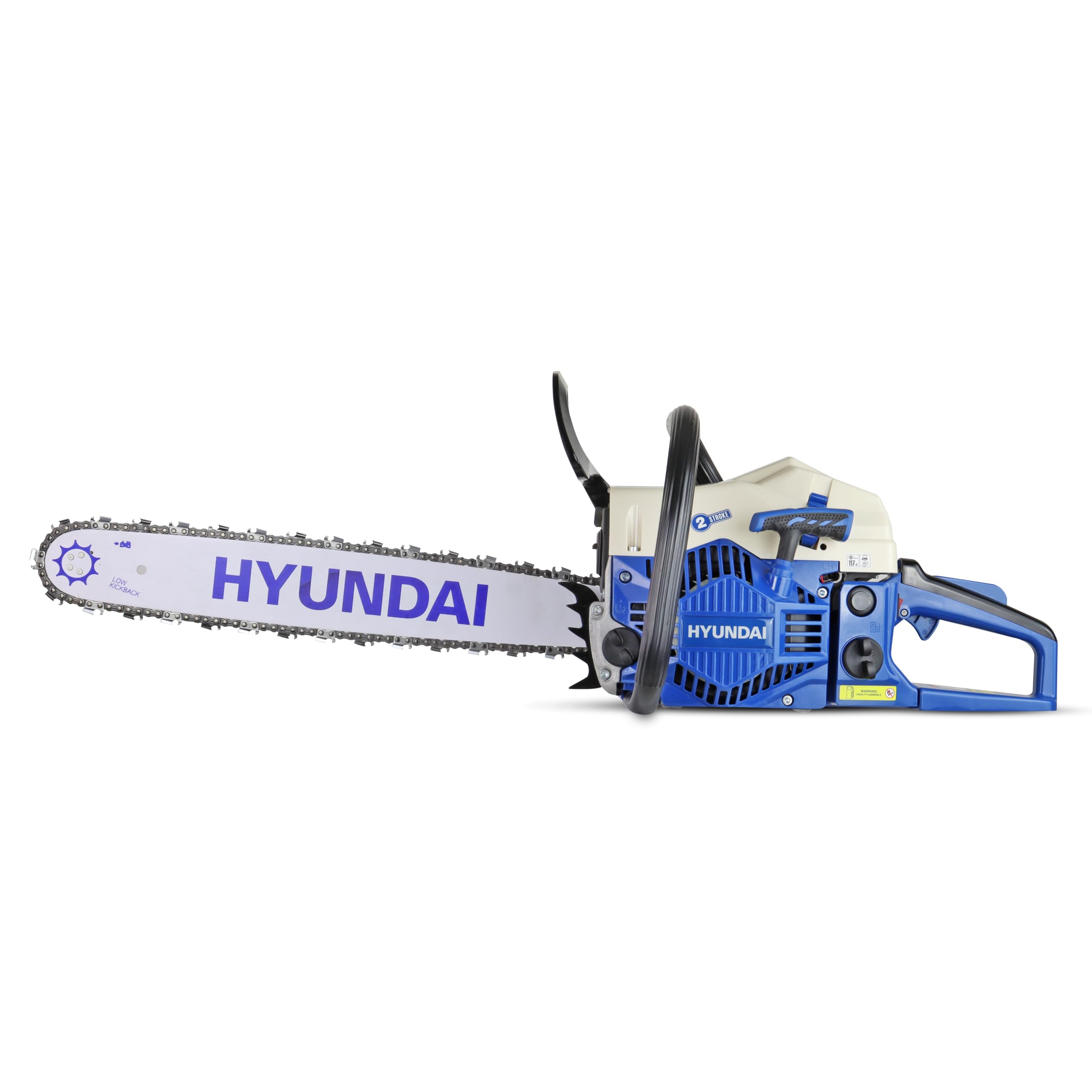 Hyundai 62cc 20" Petrol Chainsaw Powerful, Lightweight, and Durable for Heavy-Duty Tree Felling and Garden Tasks, 3 Year Warranty