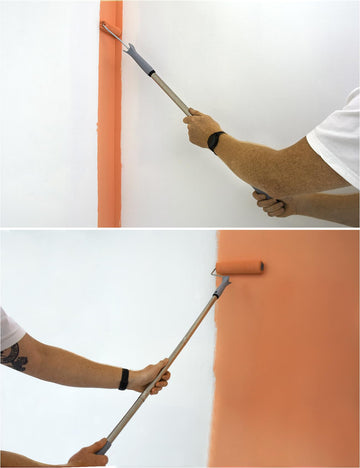 ROLLINGDOG Paint Roller Set - 9 inch Painting Roller Set, Paint Rollers and Trays Sets, Roller Sets for Painting, Paint Roller Set with Extension Pole, Pack of 10