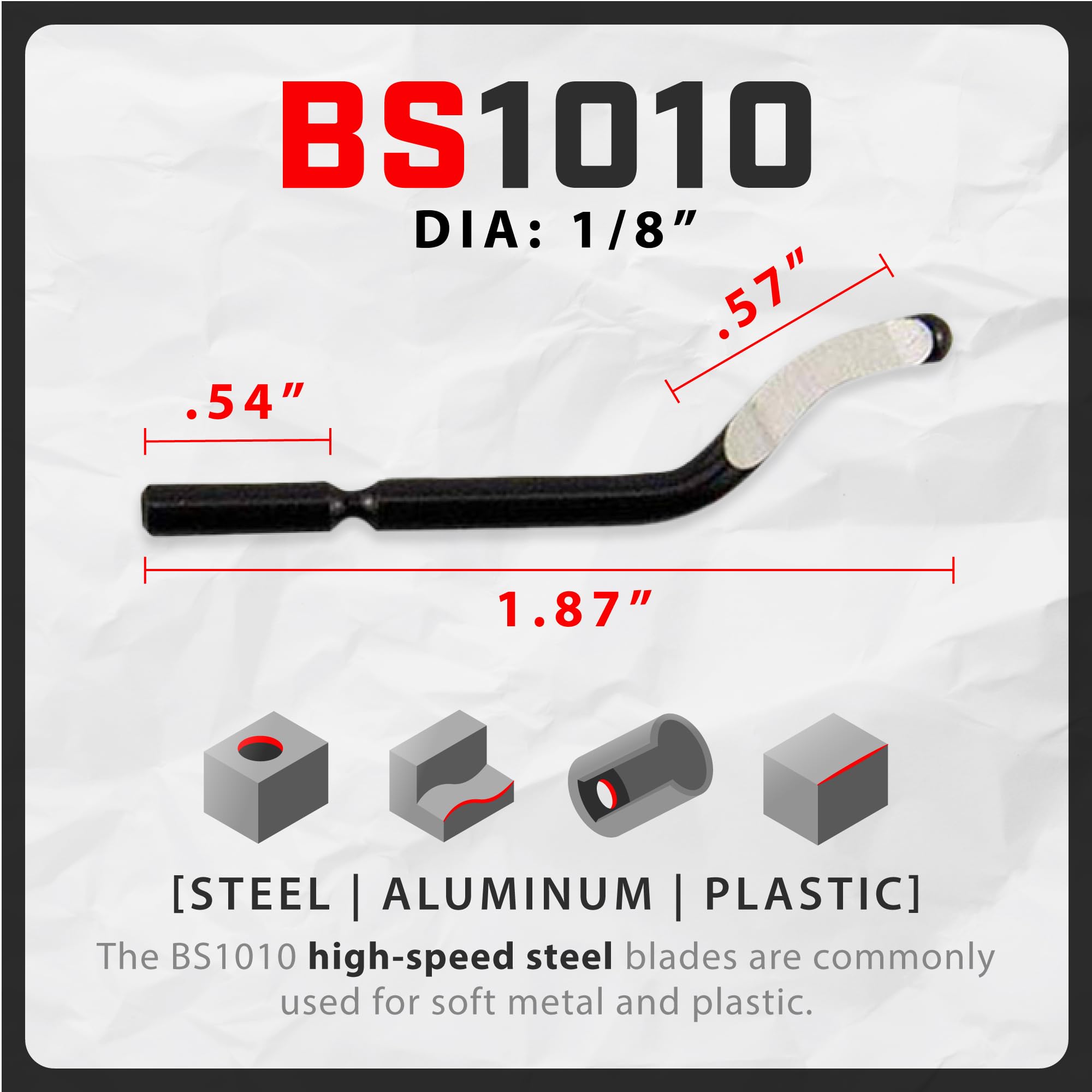AFA Tooling Deburring Tool Kit with 11 High Speed Steel BS1010 Blades | Precision Edge Burr Removal on Copper, Iron, Brass, and PVC Plumbing Pipes, 3D Printing Plastics, Resin Art, and Metal Work