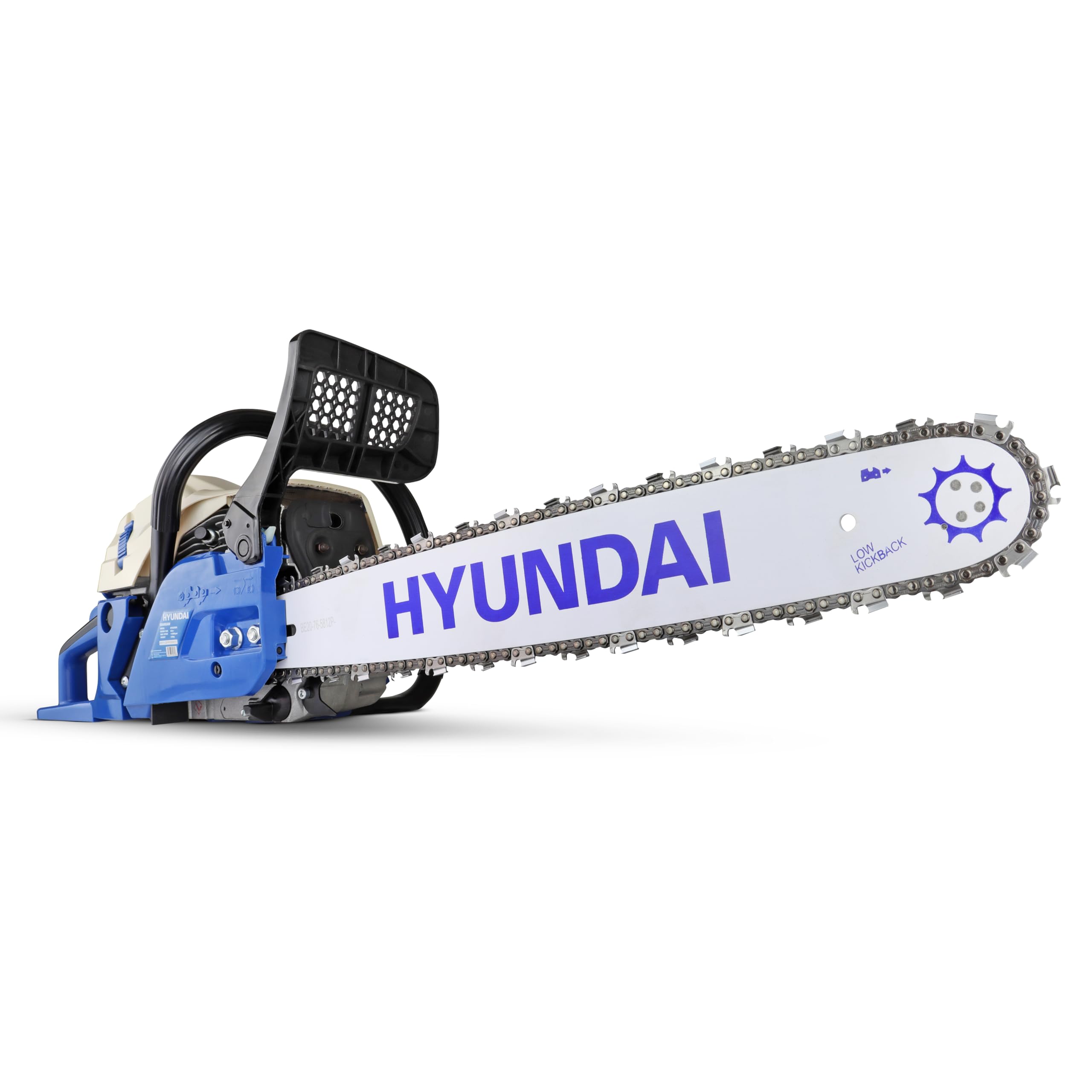 Hyundai 62cc 20" Petrol Chainsaw Powerful, Lightweight, and Durable for Heavy-Duty Tree Felling and Garden Tasks, 3 Year Warranty