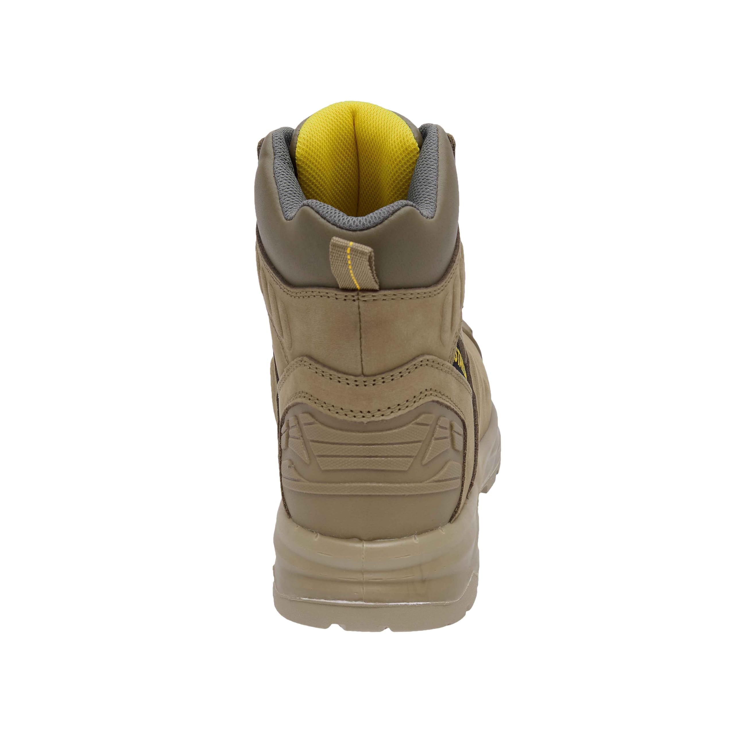 STANLEY Vortex Men's Waterproof, Nubuck Leather, Steel Safety Toe, Penetration Resistant Work Boot, Stone, UK10