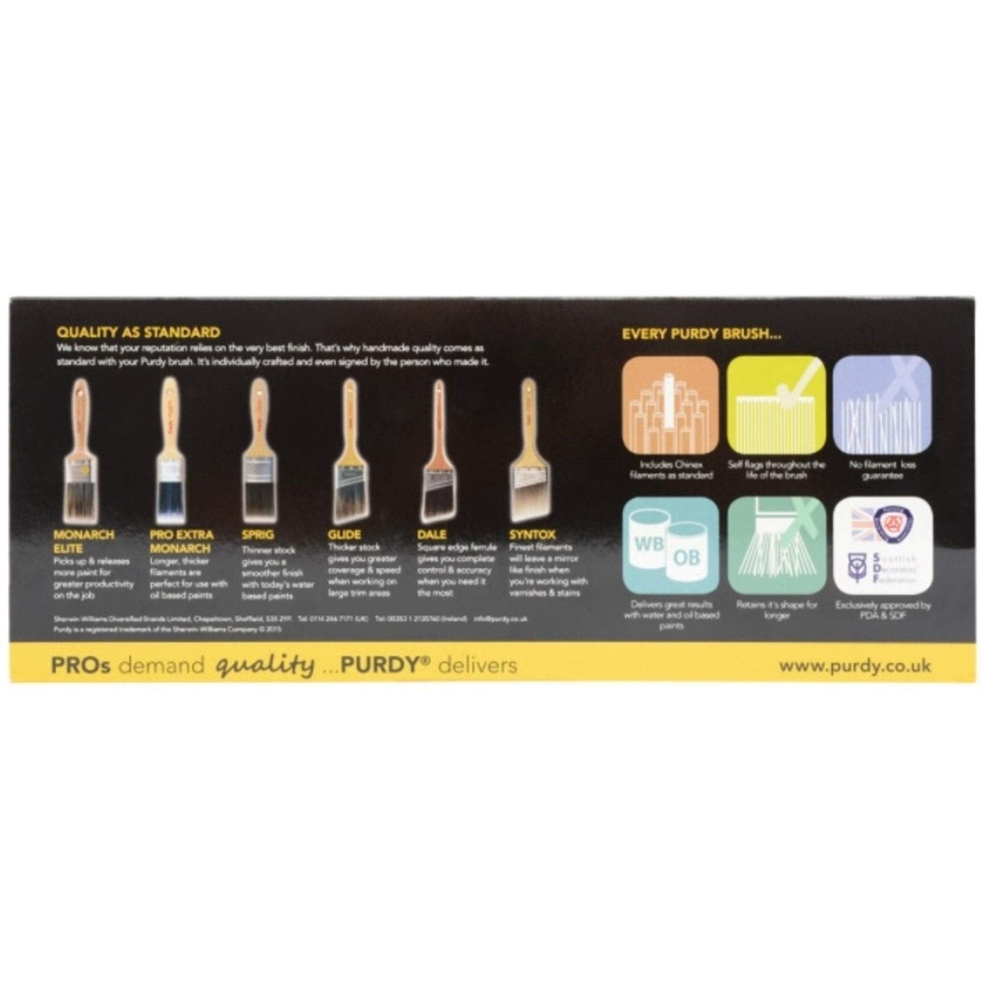 Purdy Monarch Elite and Pro-Extra Brush Set