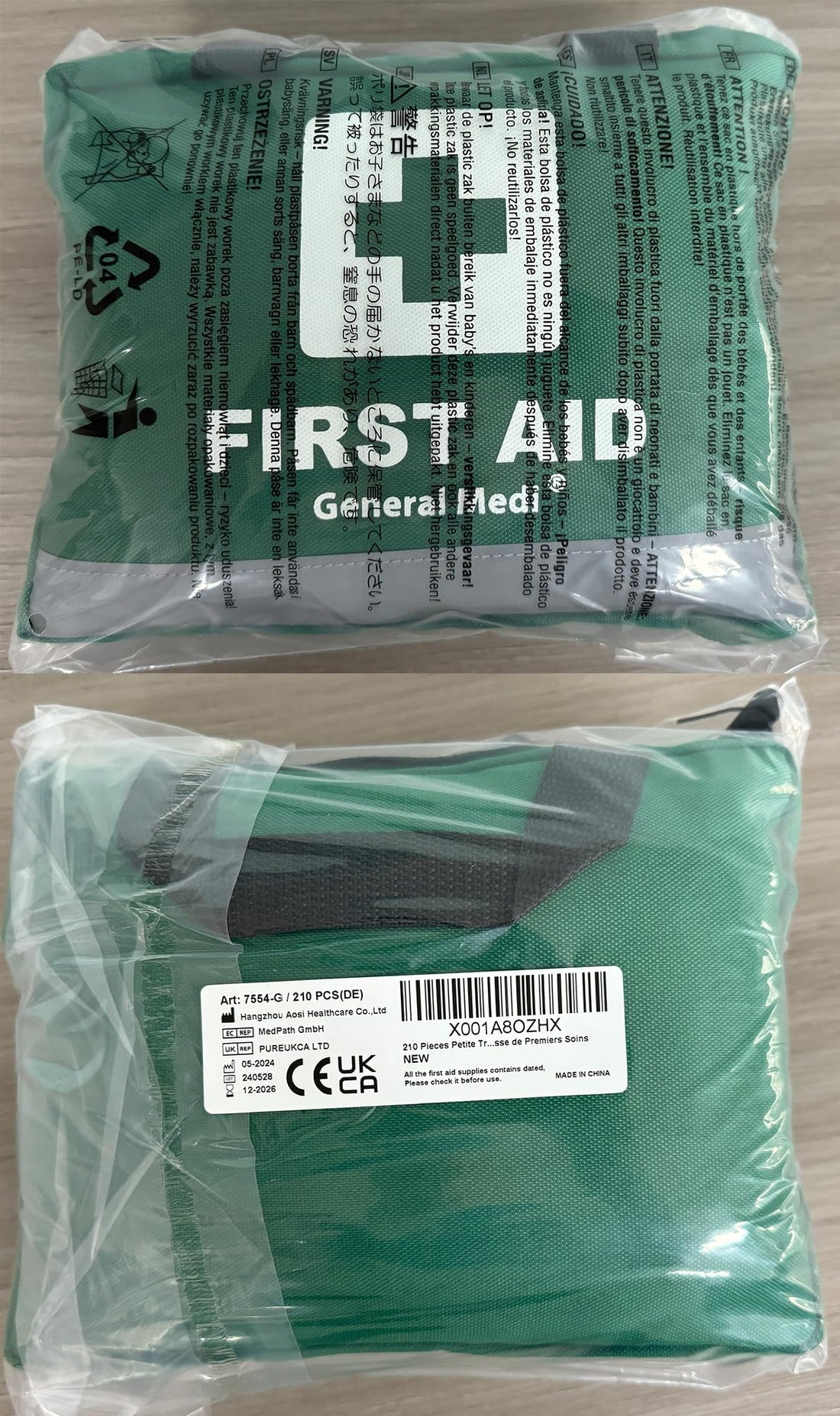 General Medi 210 Piece First Aid Kit- Emergency kit - Reflective Design - Includes Ice(Cold) Pack, Moleskin Pad and Emergency Blanket for Travel, Home, Office, Car, Workplace & Outdoor