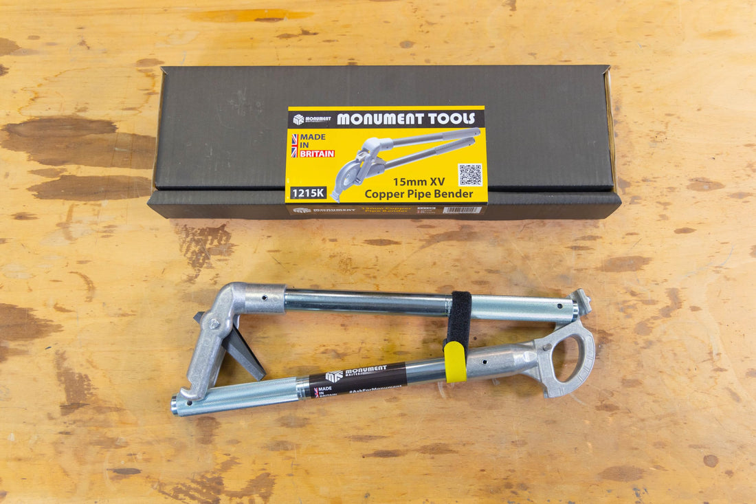 Monument Tools Masters XV 15mm Plumbers Compact Copper Pipe Tube Hand Bender - MON1215K